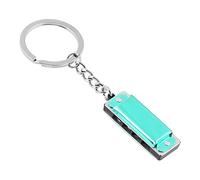 Harmonica Petit porte-clés 8 tons 4 trous pour chaîne porte-clés porte-clés sac pendentif coloré Instruments de musique Cadeaux