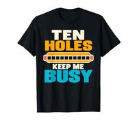Harmonica Player Blues Harmonica Joueur diatonique Cadeau T-Shirt