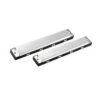 Harmonica Polyphonique 24 Trous En Do Pour Débutants Instrument D'enseignement Argent Noir Rouge Or Et Bleu Harmonica Débutant Instrument Professionnel(Silver)