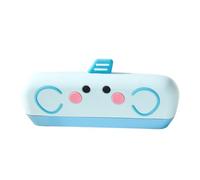 Harmonica portable, harmonica de dessin animé, 17 x 6 cm, instrument de musique lavable pour tout-petit, jouet à souffler, outil d'entraînement de contrôle de la respiration, idéal pour l'éducation
