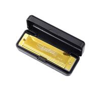 Harmonica pour adultes débutants | orgue à bouche bleu 10 trous 20 tons | jouet musical préscolaire et instrument de harpe pour les étudiants ou apprenants, parfait pour la pratique des cours