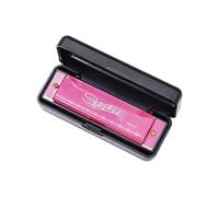 Harmonica pour débutants | Jouets préscolaires Harmonica bleu - Orgue à bouche d'instrument de musique, 10 trous 20 tons professionnel pour adultes enseignement de la petite enfance