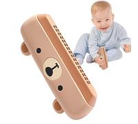 Harmonica Pour - Orgue À Bouche Pour Débutant 16 Trous, Jouet D'instrument De Musique Durable, Harmonica Mignon Avec Revêtement En Émail Bleu Rouge, Jouet Musical Pour Étudia