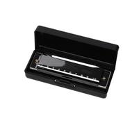 Harmonica Professionnel À 10 Trous Pour Débutants Instrument À Enseigner Et À Pratiquer Harmonica Débutant Instrument Professionnel(Black)