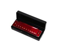 Harmonica Professionnel À 10 Trous Pour Débutants Instrument À Enseigner Et À Pratiquer Harmonica Débutant Instrument Professionnel(Red)