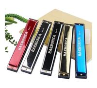 Harmonica Professionnel Harmonica À Peigne En Aluminium Doré En Acier Inoxydable(Silver)