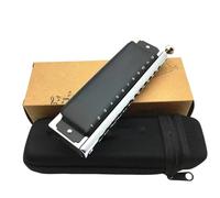 Harmonica Professionnel Harmonica Chromatique 12 Trous 48 Tons Clé En Do Instrument À Vent Embouchure Ronde