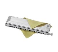 Harmonica Professionnel Harmonica Chromatique 16 Trous 64 Notes Pour Débutants Adultes Jouant Des Instruments À Vent
