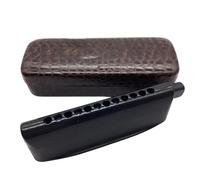 Harmonica Professionnel Harmonica Chromatique Professionnel À 12 Trous Avec Couvercle En ABS Semi Givré