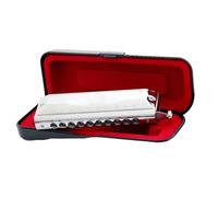 Harmonica Professionnel Harmonica Chromatique Professionnel Instrument De Musique À Changement Clé En Do 10 Trous 40 Notes(2)