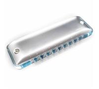 Harmonica Professionnel Harmonica Diatonique 10 Trous Avec Peigne En Acrylique Bleu Clair(Paddy D)