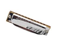 Harmonica Professionnel Harmonica Diatonique Standard Pour Débutant Blues Gaita 10 Trous Instrument De Musique(KEY OF B)