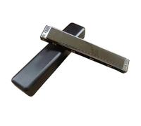 Harmonica Professionnel Harmonica Polyphonique 24 Trous En Do Pour Débutants Pour Apprendre À Jouer Des Instruments À Vent(Silver)