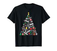 Harmonica Sapin de Noël Lumières de Noël Femmes Hommes Enfants T-Shirt