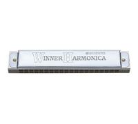 harmonica tremolo 40 tonalités Do majeur argent
