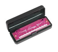 Harmonicas Piano D'initiation En Do Majeur 10 Trous 20 Notes(Rose Red)