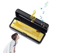 Harmonicas Pour Adultes Débutant | Harpe d'orgue à bouche,Instrument de musique Harmonica bleu, professionnel 10 trous 20 tons pour l'enseignement des débutants et de la petite enfance