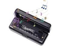 Harmonicas pour | Harpe d'orgue à bouche, Harmonica bleu, Jouets préscolaires - Orgue à bouche d'instrument de musique, 10 trous 20 tons professionnel pour adultes enseignement de la petite enfance