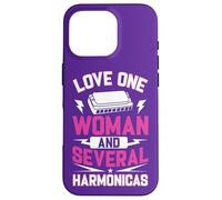 Harmoniciste Citation Love One Woman and Several Harmonicas Coque pour iPhone 16 Pro