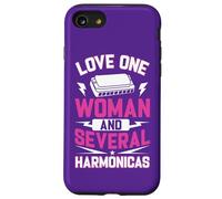 Harmoniciste Citation Love One Woman and Several Harmonicas Coque pour iPhone SE (2020) / 7/8