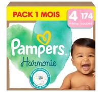 Pampers Couches Harmonie – Taille 4 – 174 pièces