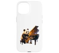 Harmonie de Piano Jazz Panda Coque pour iPhone 15