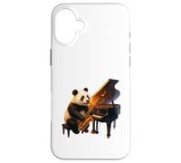 Harmonie de Piano Jazz Panda Coque pour iPhone 16 Plus