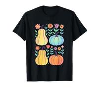 Harmonie des citrouilles et des Fleurs de la récolte d'automne T-Shirt