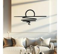 Harmonie Design Décoration murale en métal coucher du soleil decor salon (120x56 cm)…