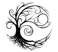 Harmonie Design Décoration murale en métal moderne arbre de vie decor salon (60 cm)
