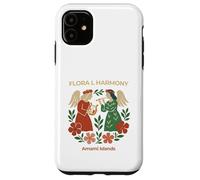 Harmonie Florale avec Ange et Fleur Coque pour iPhone 11