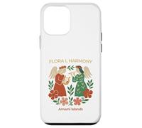 Harmonie Florale avec Ange et Fleur Coque pour iPhone 12 Mini