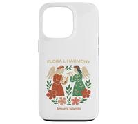 Harmonie Florale avec Ange et Fleur Coque pour iPhone 13 Pro