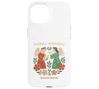 Harmonie Florale avec Ange et Fleur Coque pour iPhone 15