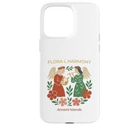 Harmonie Florale avec Ange et Fleur Coque pour iPhone 15 Pro Max
