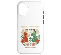 Harmonie Florale avec Ange et Fleur Coque pour iPhone 16
