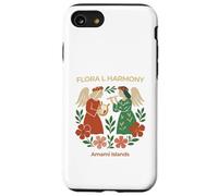 Harmonie Florale avec Ange et Fleur Coque pour iPhone SE (2020) / 7/8