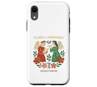 Harmonie Florale avec Ange et Fleur Coque pour iPhone XR