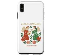 Harmonie Florale avec Ange et Fleur Coque pour iPhone XS Max