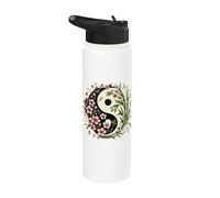Harmonie Florale Et Bambous Tai Chi Stainless Steel Insulated Water Bottle