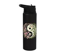 Harmonie Florale Et Bambous Tai Chi Stainless Steel Insulated Water Bottle