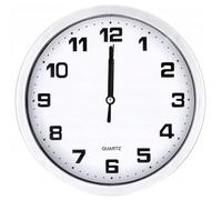 HAR'MONIE - Horloge Murale 20 cm Silencieuse - Horloge Ronde Quartz avec Trotteuse - Design Classique Lisible - Cuisine, Salon, Bureau, Chambre