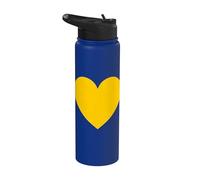 Harmonie Jaune | Concept Visuel Équilibré Stainless Steel Insulated Water Bottle