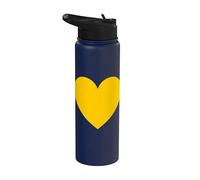 Harmonie Jaune | Concept Visuel Équilibré Stainless Steel Insulated Water Bottle