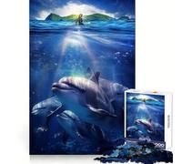 Harmonie océanique pour Adultes Puzzle de 1000 pièces Jeu de réflexion Attente au Calme Pièce de Collection de qualité (38x52cm)