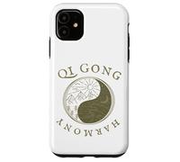 Harmonie Qi Gong, Dessin Rétro Vintage, équilibre Yin et Coque pour iPhone 11