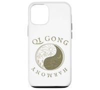 Harmonie Qi Gong, Dessin Rétro Vintage, équilibre Yin et Coque pour iPhone 12/12 Pro