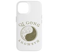 Harmonie Qi Gong, Dessin Rétro Vintage, équilibre Yin et Coque pour iPhone 14
