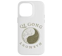 Harmonie Qi Gong, Dessin Rétro Vintage, équilibre Yin et Coque pour iPhone 14 Pro Max