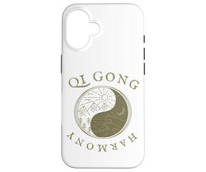 Harmonie Qi Gong, Dessin Rétro Vintage, équilibre Yin et Coque pour iPhone 16